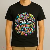 Candy Security Funny Candy Land Costume Candyland Party T-Shirt thumb 3