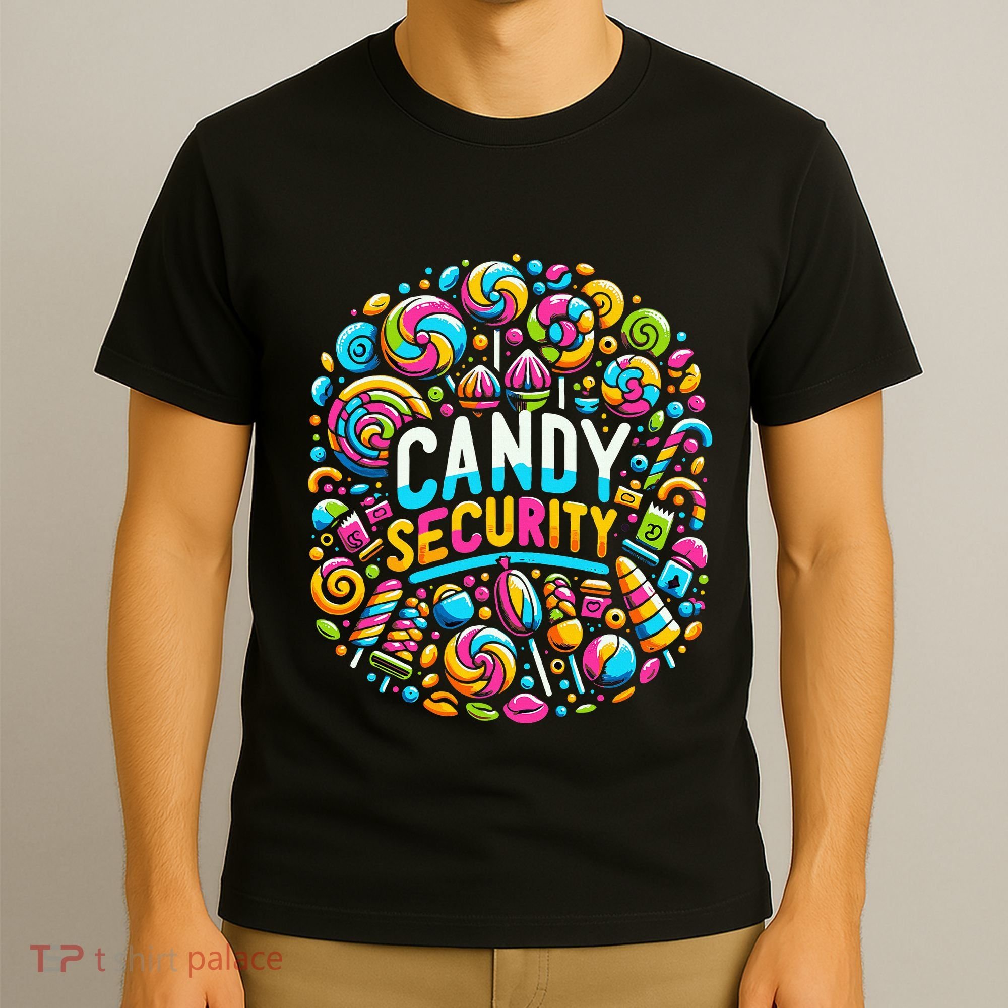 Candy Security Funny Candy Land Costume Candyland Party T-Shirt