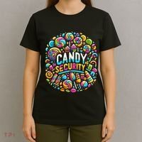 Candy Security Funny Candy Land Costume Candyland Party T-Shirt thumb 4