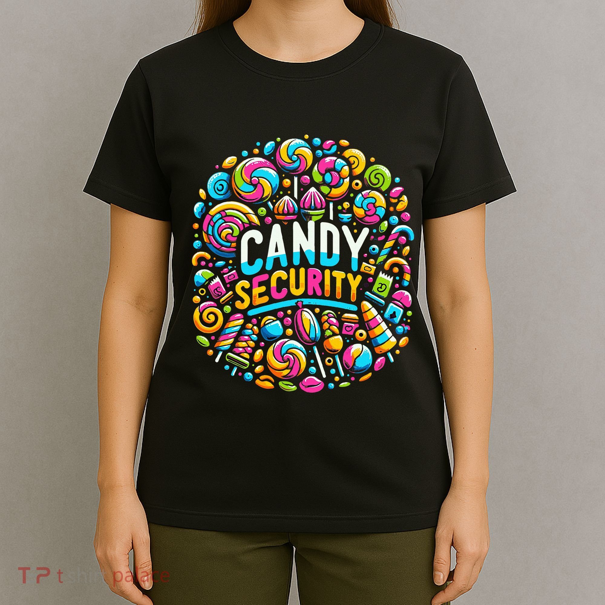 Candy Security Funny Candy Land Costume Candyland Party T-Shirt