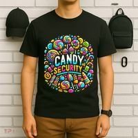 Candy Security Funny Candy Land Costume Candyland Party T-Shirt thumb 6