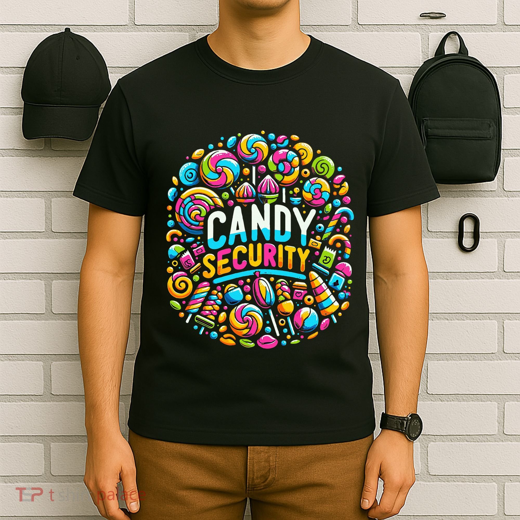 Candy Security Funny Candy Land Costume Candyland Party T-Shirt