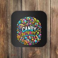 Candy Security Funny Candy Land Costume Candyland Party Coaster thumb 0