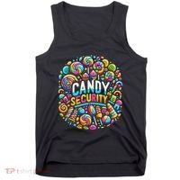 Candy Security Funny Candy Land Costume Candyland Party Tank Top thumb 0