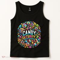 Candy Security Funny Candy Land Costume Candyland Party Tank Top thumb 2