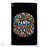 Candy Security Funny Candy Land Costume Candyland Party Golf Towel thumb 0