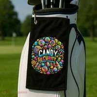 Candy Security Funny Candy Land Costume Candyland Party Golf Towel thumb 2