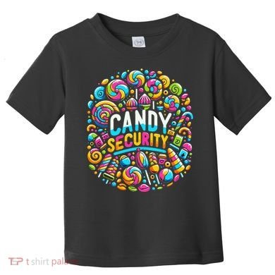 Candy Security Funny Candy Land Costume Candyland Party Toddler T-Shirt