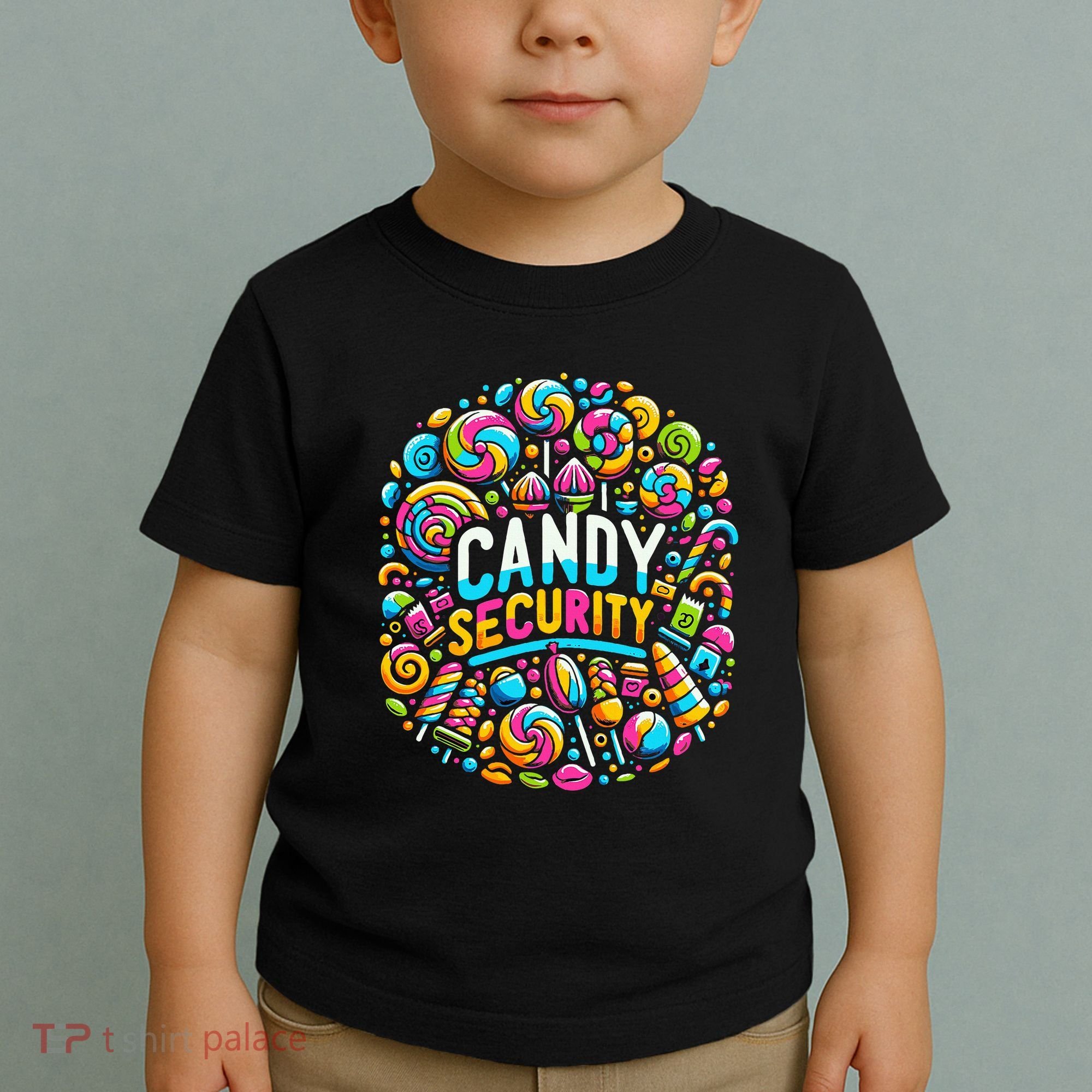 Candy Security Funny Candy Land Costume Candyland Party Toddler T-Shirt