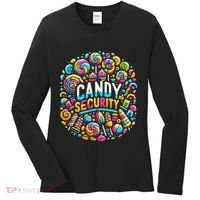 Candy Security Funny Candy Land Costume Candyland Party Women's Long Sleeve Shirt thumb 0