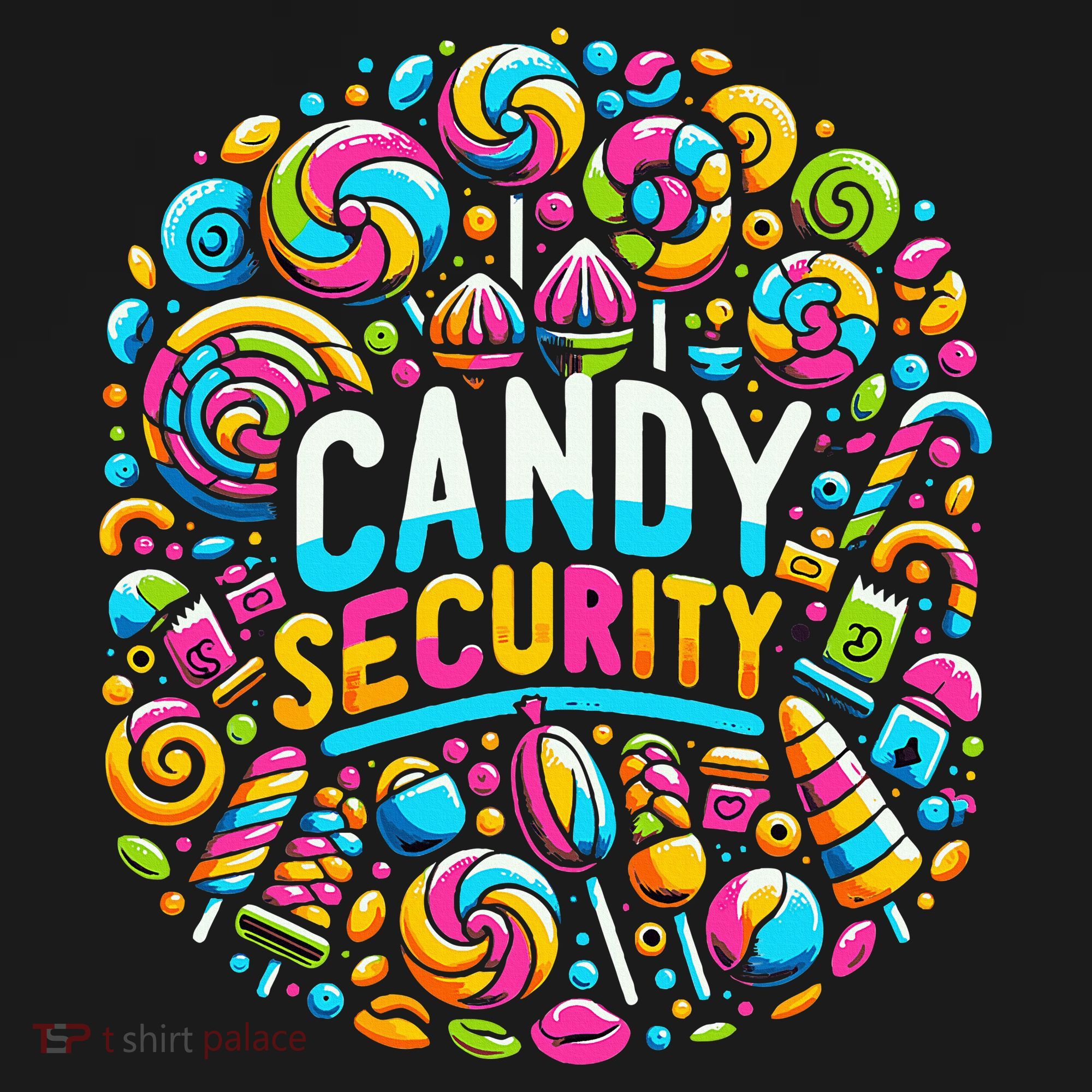 Candy Security Funny Candy Land Costume Candyland Party Kids Hoodie