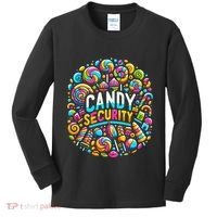 Candy Security Funny Candy Land Costume Candyland Party Kids Long Sleeve Shirt thumb 0