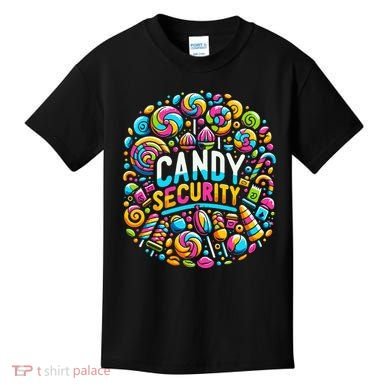 Candy Security Funny Candy Land Costume Candyland Party Kids T-Shirt