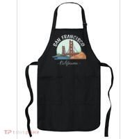 California San Francisco Gift Golden Gate Bridge Souvenir Apron thumb 0