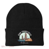 California San Francisco Gift Golden Gate Bridge Souvenir Beanie thumb 0