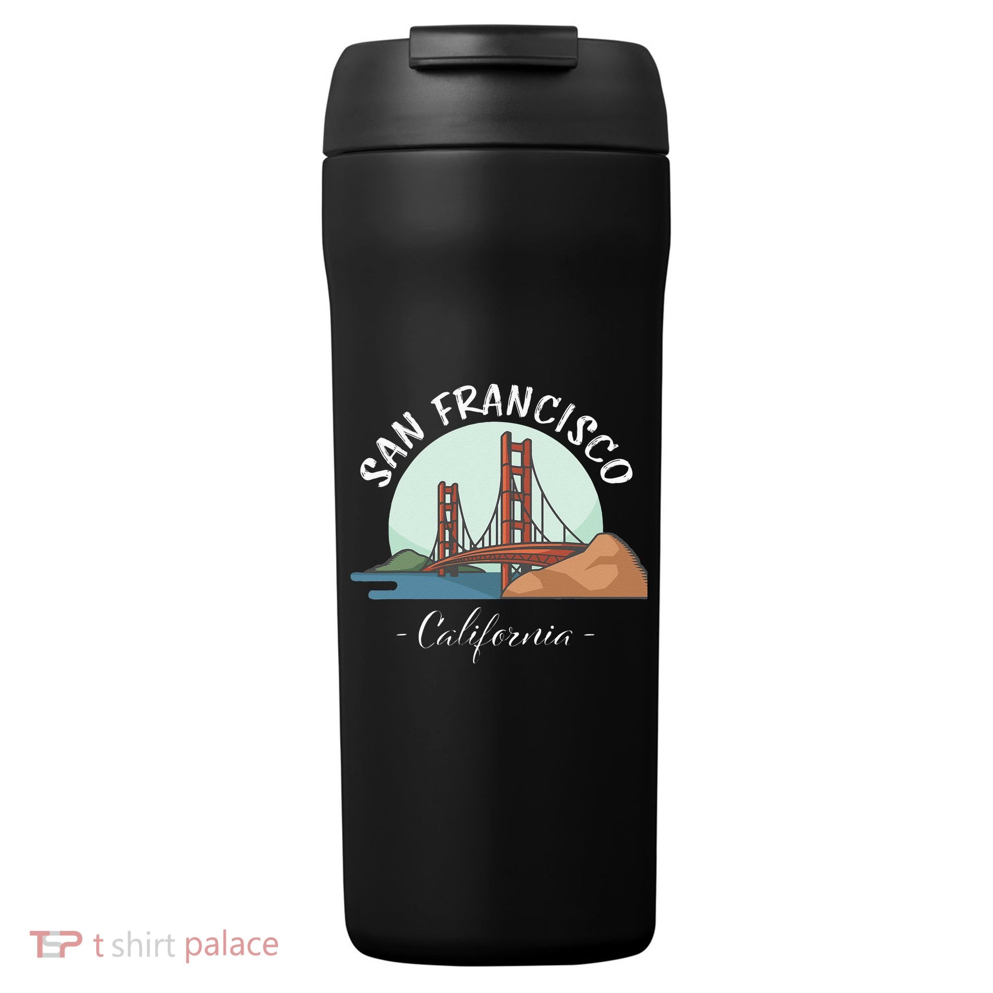 California San Francisco Gift Golden Gate Bridge Souvenir 24oz Duet Stainless Steel Tumbler