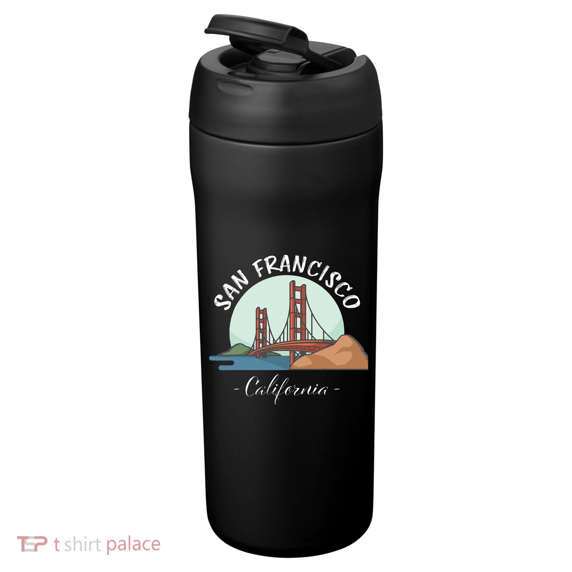 California San Francisco Gift Golden Gate Bridge Souvenir 24oz Duet Stainless Steel Tumbler