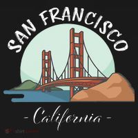 California San Francisco Gift Golden Gate Bridge Souvenir Tank Top thumb 6