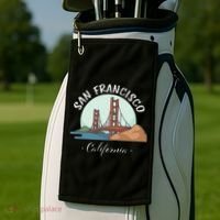 California San Francisco Gift Golden Gate Bridge Souvenir Golf Towel thumb 2