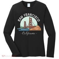 California San Francisco Gift Golden Gate Bridge Souvenir Women's Long Sleeve Shirt thumb 0