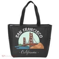 California San Francisco Gift Golden Gate Bridge Souvenir Tote Bag thumb 0