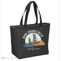 California San Francisco Gift Golden Gate Bridge Souvenir Tote Bag thumb 2