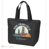 California San Francisco Gift Golden Gate Bridge Souvenir Tote Bag thumb 3