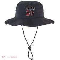 Cheer Squad Funny Cheerleader Cheerleading Red Women Girl Bucket Hat thumb 0