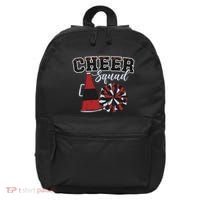 Cheer Squad Funny Cheerleader Cheerleading Red Women Girl 16 in Basic Backpack thumb 0