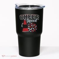Cheer Squad Funny Cheerleader Cheerleading Red Women Girl Tumbler thumb 0