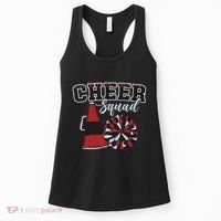 Cheer Squad Funny Cheerleader Cheerleading Red Women Girl Women's Tank Top thumb 0