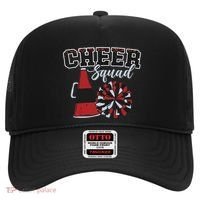 Cheer Squad Funny Cheerleader Cheerleading Red Women Girl Hat thumb 0