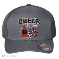 Cheer Squad Funny Cheerleader Cheerleading Red Women Girl Flexfit Unipanel Trucker Cap thumb 0