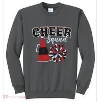 Cheer Squad Funny Cheerleader Cheerleading Red Women Girl Sweatshirt thumb 0