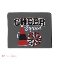 Cheer Squad Funny Cheerleader Cheerleading Red Women Girl Mousepad thumb 0