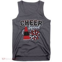 Cheer Squad Funny Cheerleader Cheerleading Red Women Girl Tank Top thumb 0