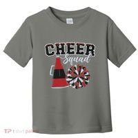 Cheer Squad Funny Cheerleader Cheerleading Red Women Girl Toddler T-Shirt thumb 0