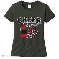 Cheer Squad Funny Cheerleader Cheerleading Red Women Girl Women's T-Shirt thumb 0