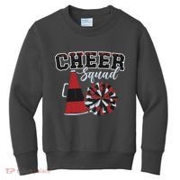 Cheer Squad Funny Cheerleader Cheerleading Red Women Girl Kids Sweatshirt thumb 0