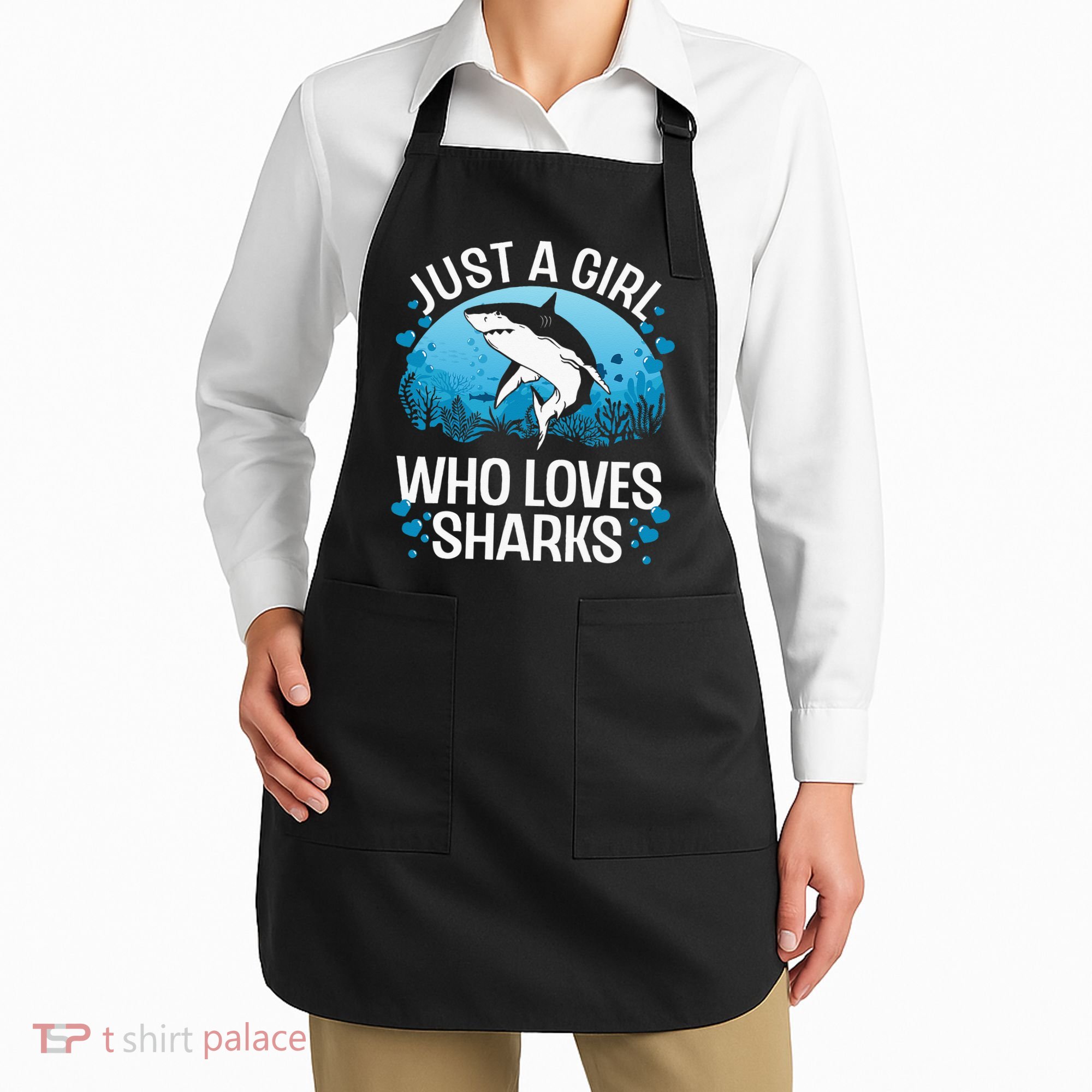 Cool Shark For Women Kids Shark Whale Shark Lover Apron