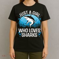 Cool Shark For Women Kids Shark Whale Shark Lover T-Shirt thumb 4
