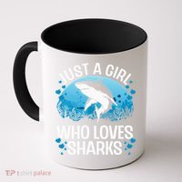 Cool Shark For Women Kids Shark Whale Shark Lover Coffee Mug thumb 0