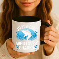 Cool Shark For Women Kids Shark Whale Shark Lover Coffee Mug thumb 3
