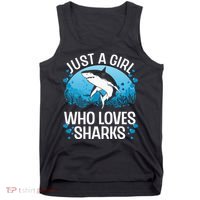 Cool Shark For Women Kids Shark Whale Shark Lover Tank Top thumb 0