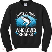 Cool Shark For Women Kids Shark Whale Shark Lover Kids Sweatshirt thumb 0