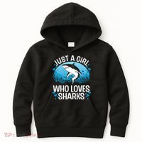 Cool Shark For Women Kids Shark Whale Shark Lover Kids Hoodie thumb 0