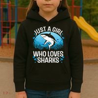 Cool Shark For Women Kids Shark Whale Shark Lover Kids Hoodie thumb 3