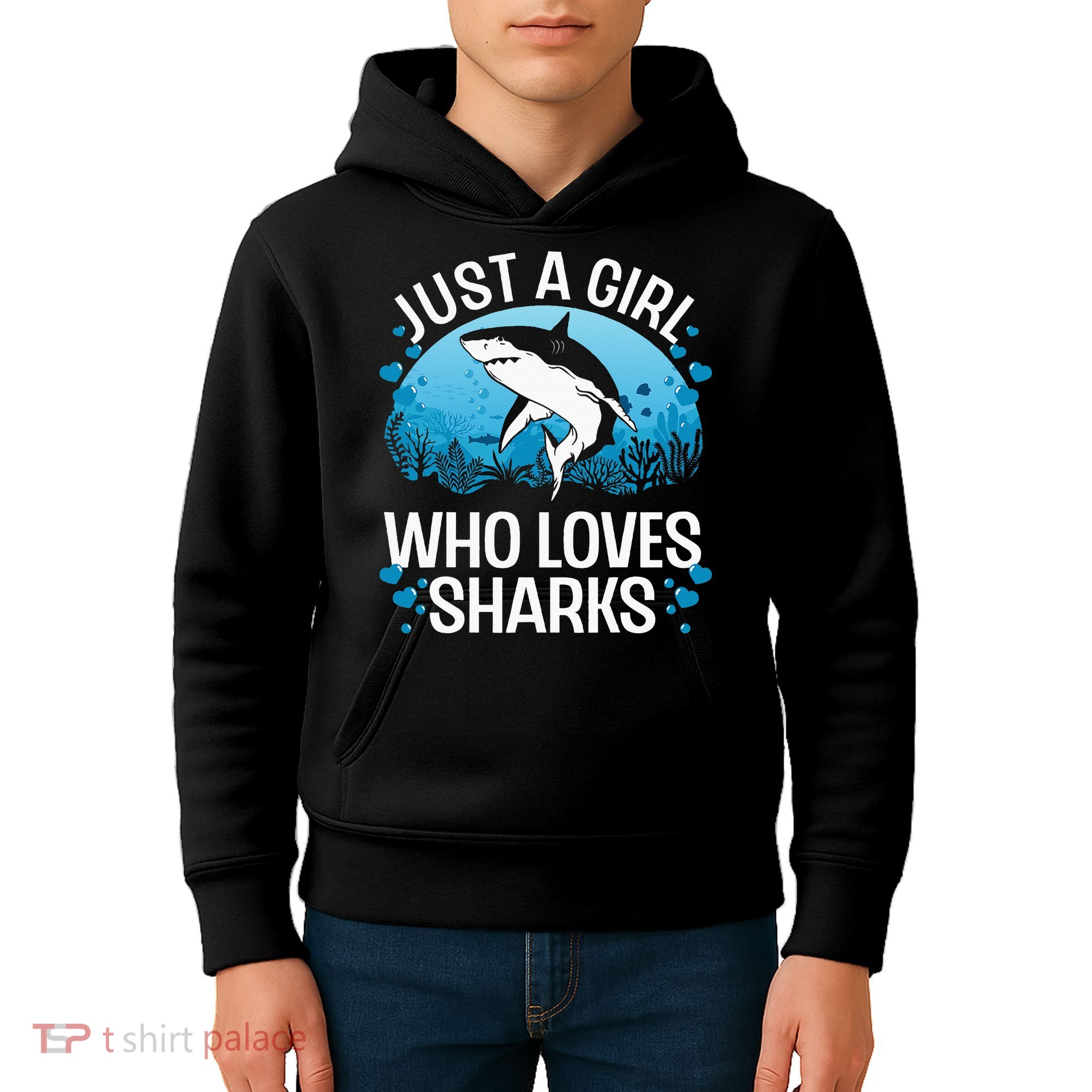 Cool Shark For Women Kids Shark Whale Shark Lover Kids Hoodie