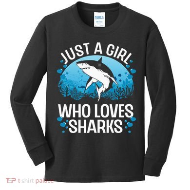 Cool Shark For Women Kids Shark Whale Shark Lover Kids Long Sleeve Shirt