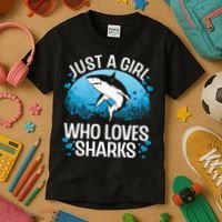 Cool Shark For Women Kids Shark Whale Shark Lover Kids T-Shirt thumb 3